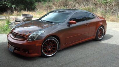 2003 infiniti g35 base coupe 2-door 3.5l fast &amp; the furious 4 movie stunt car