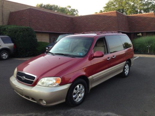 2004 kia sedona ex van no rsrv cd sunrof premim sound great runner