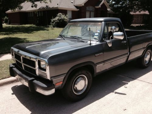 1991 dodge d250 base standard cab pickup 2-door 5.9l