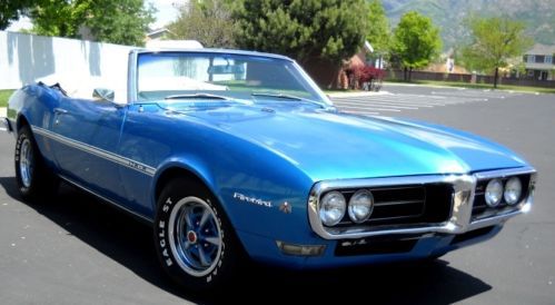 1968 pontiac firebird 350 ho convertible 2-door 5.7l