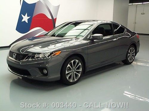 2013 honda accord ex-l v6 coupe sunroof rear cam 11k mi texas direct auto