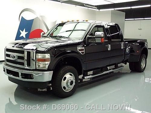 2008 ford f-350 lariat diesel drw crew 4x4 nav dvd 53k! texas direct auto