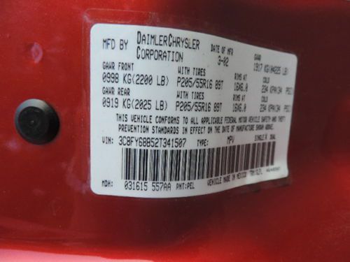 02 PT CRUISER LIMITED 1 OWNER CLEAN CARFAX HEATED LEATHER SEATS NO RESERVE, image 45