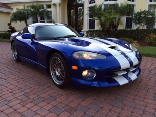 1996 dodge viper gts coupe 33k miles upgrades immaculate florida car
