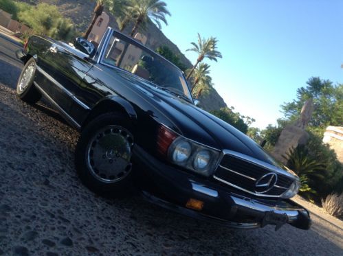 1989 mercedes-benz 560sl - beautiful - 100% rust free ca car - no reserve -sharp