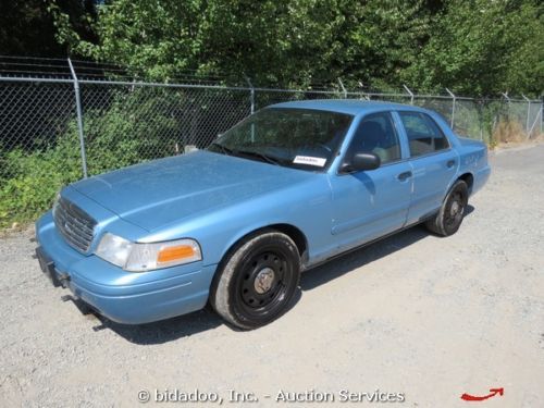 2008 ford crown victoria police interceptor sedan a/c 4-spd auto 4.6l v8 power