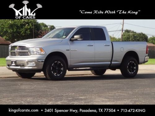 Slt lone star edition 2010 ram 1500 quad cab rwd 5.7l hemi clean 1 owner carfax