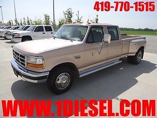 1997 ford f350 xlt 7.3l powerstroke diesel one owner rust free florida cream puf