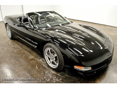 2000 chevrolet corvette convertible 5.7l 6 speed pw pb ac ps console tilt tach