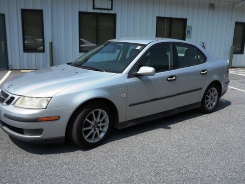 2003 03 saab 9-3 linear automatic 4-door 04 05 non smoker leather no reserve