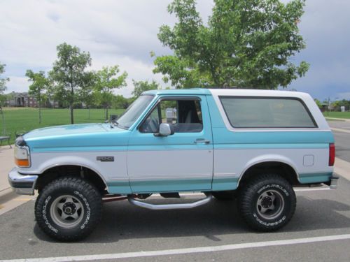 1994 lifted ford bronco 4x4 truck great condition automatic 5.8l v8