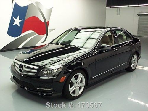 2011 mercedes-benz c300 sport automatic sunroof 27k mi texas direct auto