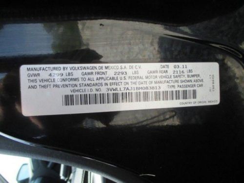 2011 volkswagen jetta tdi le