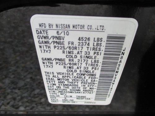 2010 Nissan Rogue SL, US $15,988.00, image 9