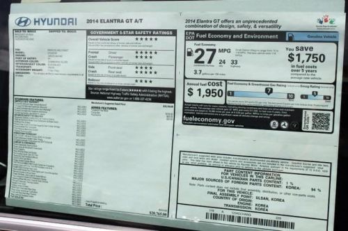 2014 Hyundai Elantra GT Base, US $18,299.00, image 21