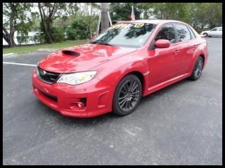 2012 subaru impreza sedan wrx 4dr man wrx moonroof one owner low miles ! ! !