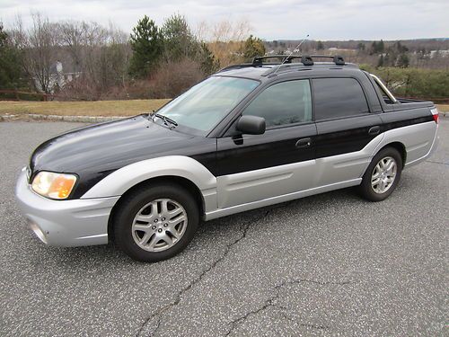 2003 subaru baja black hard to find 5 spd 2.5l 4 cylinder runs 100%