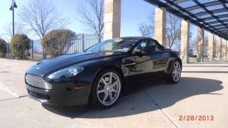 2007 aston martin vantage convertible!black/tan 35kmi clean carfax,380hp