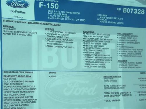 2014 ford f150 xlt