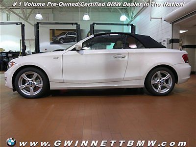 128i 1 series low miles 2 dr convertible automatic gasoline 3.0-liter dual overh