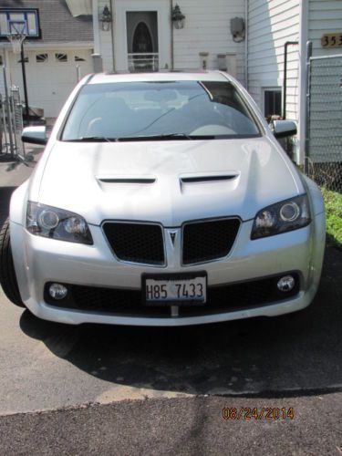 Pontiac g8 gt silver 2009