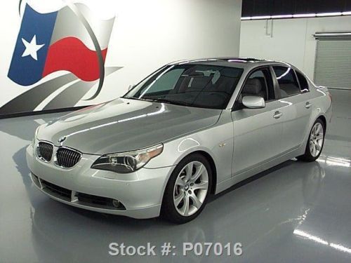 2007 bmw 550i sedan sport sunroof navigation xenons 79k texas direct auto