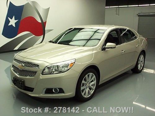 2013 chevy malibu ltz heated leather 18&#034; wheels 31k mi texas direct auto