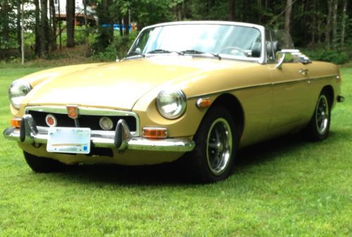 1973 mgb convertible 4 speed