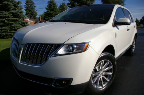 2013 lincoln mkx awd, nav, panroof, leather, blind spot, rebuilt, warranty