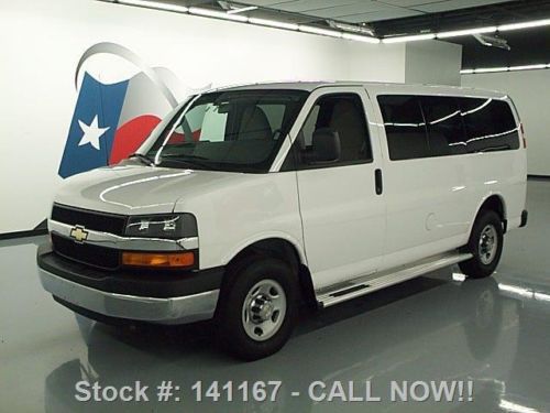 2014 chevy express lt 3500 12-passenger rear cam 14k mi texas direct auto