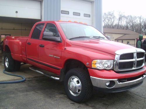 2005 dodge ram slt 3500 diesel 24v 5.9 dually 4x4 crewcab heavy duty tow package