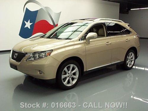 2010 lexus rx350 sunroof climate seats rear cam 83k mi texas direct auto