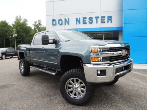 15 chevy silverado 2500hd 4x4 ltz  duramax diesel 7.5&#034; lift 37&#034; tires navigation