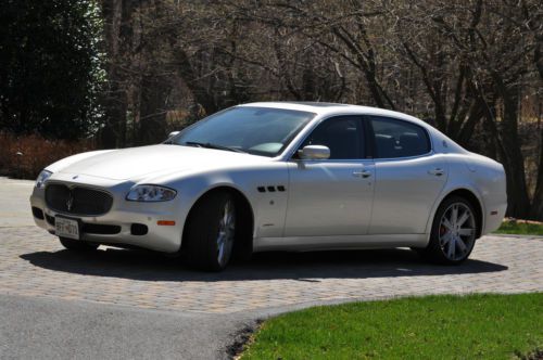 Maserati quattroporte sport gt - pearl white - full carbon - 20&#034; wheels