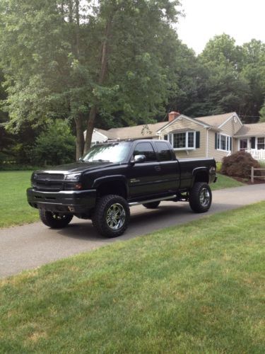 2004 chevrolet silverado 2500 hd lt ext cab duramax diesel 6.6l lly lifted