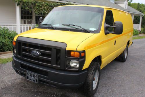 2008 ford e-350 super duty cargo van fully loaded nys state owned fleet vehicle