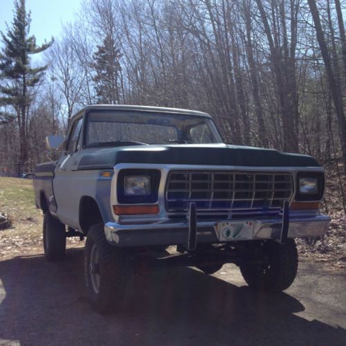 1979 ford f-150 custom standard cab pickup 2-door 4.9l