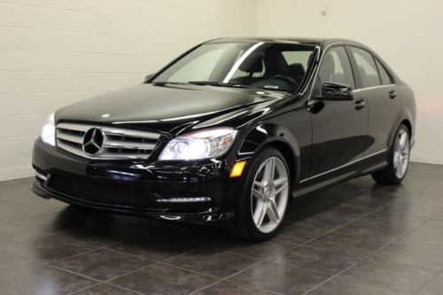 C-350 3.5 v6 sport pkg navigation heated leather rear cam power sunroof 1 owner