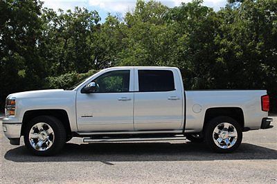 Chevrolet silverado ltz low miles 4 dr crew cab truck automatic 5.3l 8 cyl silve