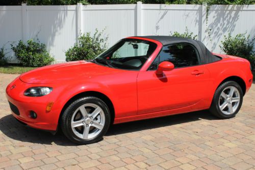 2008 mazda mx-5 miata touring convertible-1-owner-fla-kept roadster-lowest miles