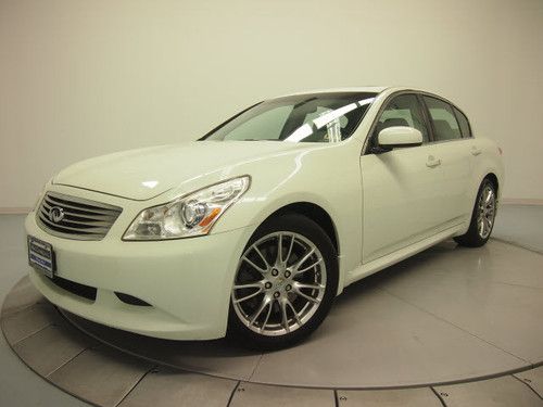 2008 infiniti g37 sport leather trim navigation heated seats