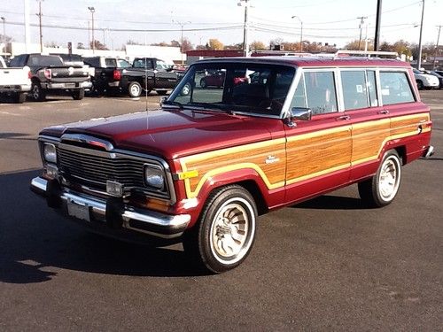 Extremely low mileage 1985 jeep grand wagoneer..wow..immaculate..a must have!!!