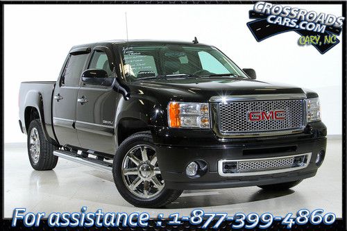 10 gmc sierra 1500 denali 36k awd leather nav rear dvd player sunroof crcars