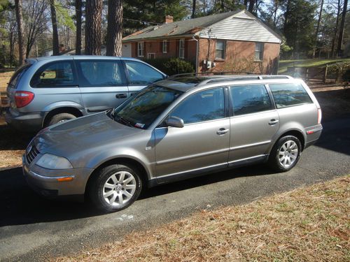 Silver 2003 volkswagen passat wagon gls 2.8l