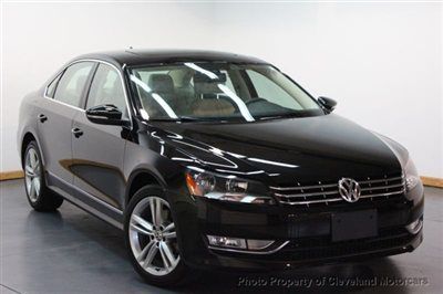 2012 (12) volkswagen passat tdi diesel loaded lthr hts mroof nav 40+ mpg clean