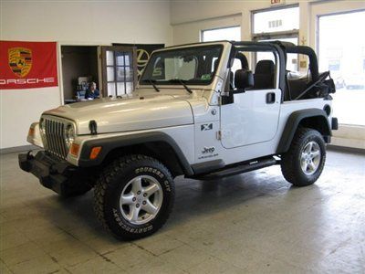 2006 jeep wrangler x 4wheel drive air conditioning cd sound bar save $$$13,995