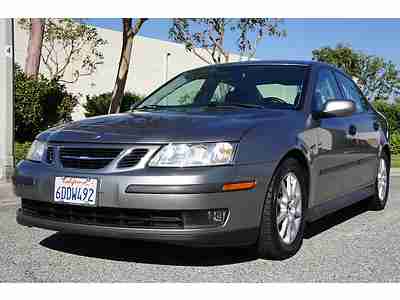 2004 Saab 9-3 2.0L Turbo Sedan Auto AC CD Leather Sunroof, image 2