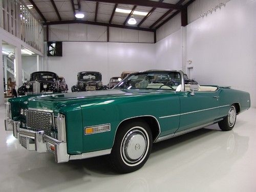 1976 cadillac eldorado convertible, only 34,041 original miles, leather, a/c!