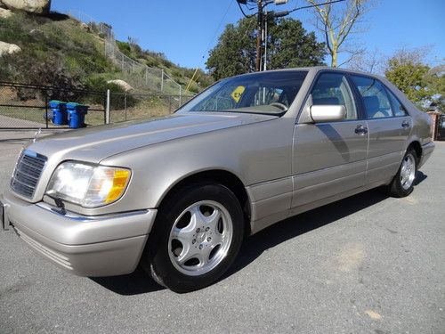 1 owner 97 mercedes benz s320 v 3.2l 6cyl w140 big body saloon sedan youngtimer