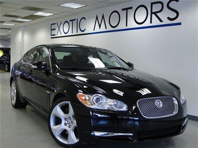 2009 jaguar xf supercharged!! blk/blk nav rear-cam xenons a/c&amp;heated-sts 20"whls